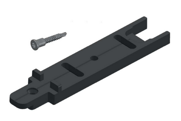 Fassadenclip für Rhombus Hohlkammerleiste<br>FPHR 10520 RP 12725